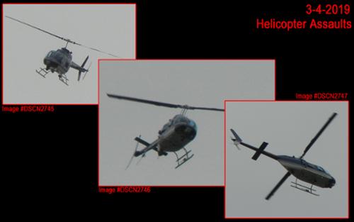 On March 4, 2019 a helicopter circled my house (just like the recent 12-22-2019 Coast-To-Coast Event) and harassed me, as my mom sat horrified in my car. Just one of many-many such harassment events. [(c)2019MarianRudnyk. All Rights Reserved.]   