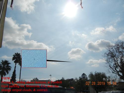 This odd pyramid (tetrahedron) craft originally shot in from the horizon, then approached closer in a series of bursts. I noticed its approach because of the weird sky-ripples that preceded it. These pyramid UFOs continue to fly in this area.

(c)2019MarianRudnyk
