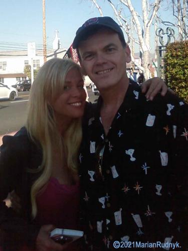 Here I am with friend & actress Chase Masterson (who famously played a Dabo Girl on Star Trek: DS9) - in 2008 at a Union event.

(c)2008MarianRudnyk